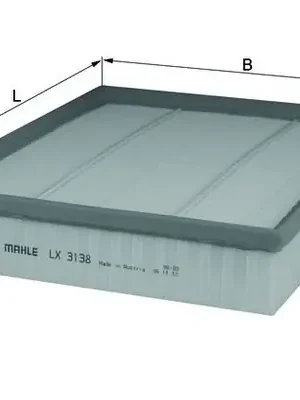 Nová Kolekce Vzduchový filtr MAHLE ORIGINAL LX3138