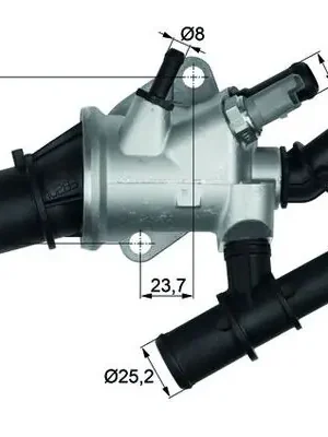 Termostat, chladivo MAHLE ORIGINAL TI15588 Autentický
