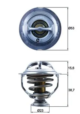Termostat, chladivo MAHLE ORIGINAL TX12395D Aktuální