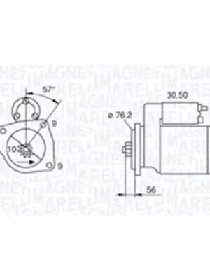Autentický Startér MAGNETI MARELLI 063720801010