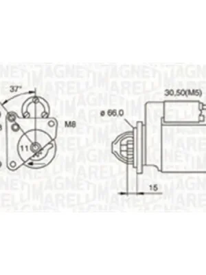 Ověřený Startér MAGNETI MARELLI 063721260010