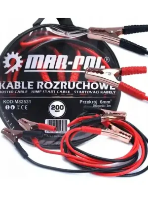 Akční Cena Startovací kabely 200A, 3m, 6mm2 MAR-POL