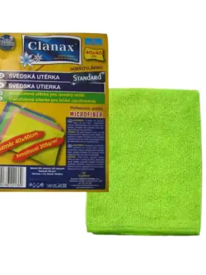 Cenový Hit Švédská utěrka Clanax 40x40cm 205g/m2 zelená