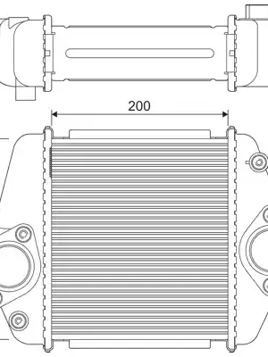 Chladič turba VALEO 822901 Časově Omezené