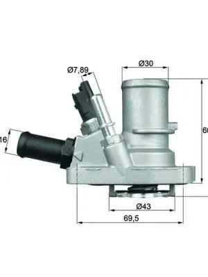 Termostat, chladivo MAHLE TI 144 88 Cenově Výhodný