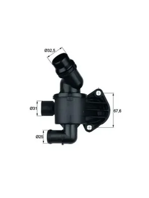 Ověřený Termostat, chladivo MAHLE TI 34 87