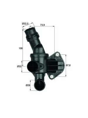 Termostat, chladivo MAHLE TI 6 80 Must-Have