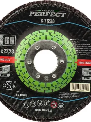 Kotouč brusný listový Ø 115 x 22, 23 mm, G60, zirkon 5/10/120 - S-71238 Expresní Doručení