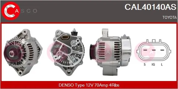Generátor CASCO CAL40140AS Sleva