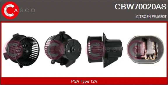 Vnitřní ventilátor CASCO CBW70020AS Nejprodávanější