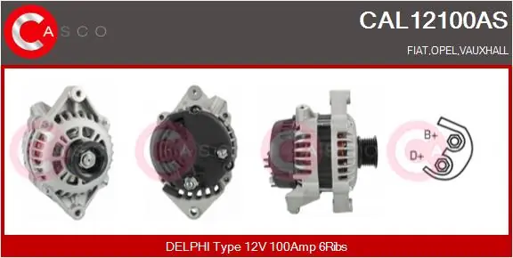 Bezpečná Platba Generátor CASCO CAL12100AS