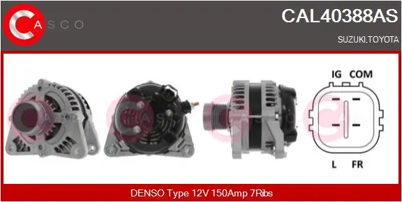 Generátor CASCO CAL40388AS Vrácení Zdarma