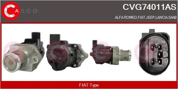 Aktuální AGR-Ventil CASCO CVG74011AS