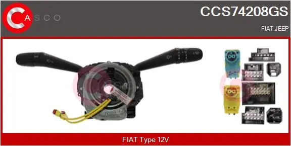 Zlevněný Spínač řízení CASCO CCS74208GS