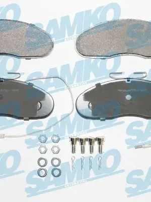 Sada brzdových destiček, kotoučová brzda SAMKO 5SP580 Nejlepší Volba