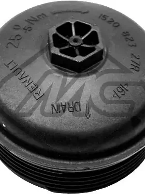 Autentický Kryt, pouzdro olejového filtru Metalcaucho 38843