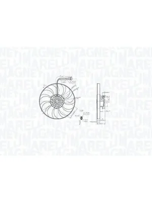 Větrák, chlazení motoru MAGNETI MARELLI 069422886010 Must-Have