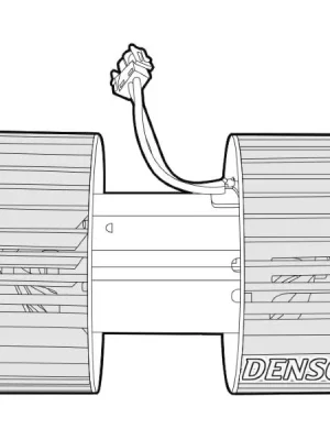 Nejprodávanější vnitřní ventilátor DENSO DEA05003