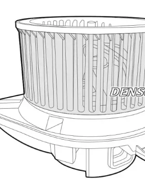 Nejlepší Volba vnitřní ventilátor DENSO DEA17009