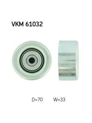 Aktuální Vratná/vodicí kladka, klínový žebrový řemen SKF VKM 61032