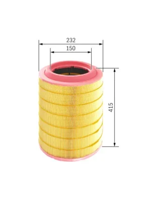 Kup Teď Vzduchový filtr BOSCH F 026 400 211