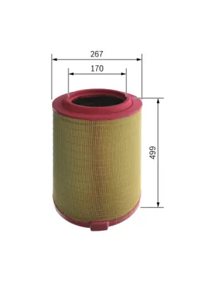 Vzduchový filtr BOSCH F 026 400 641 Akční Nabídka