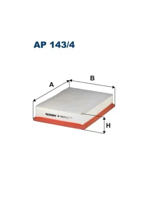 Vzduchový filtr FILTRON AP 143/4 Sleva