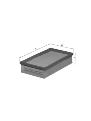 Akční Nabídka Vzduchový filtr MAHLE LX 105