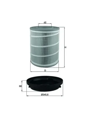 Nakupujte Hned Vzduchový filtr MAHLE LX 3480KIT
