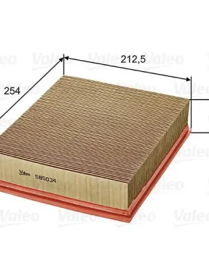 Vzduchový filtr VALEO 585034 Rychlé Dodání