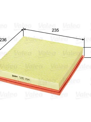 Vzduchový filtr VALEO 585194 Vysoce Kvalitní