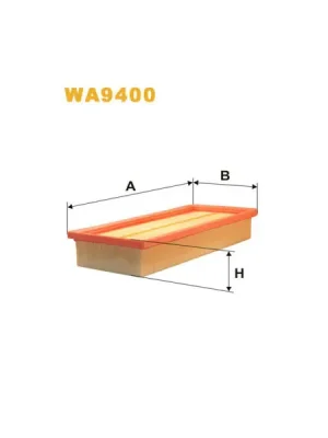 Vrácení Zdarma Vzduchový filtr WIX FILTERS WA9400